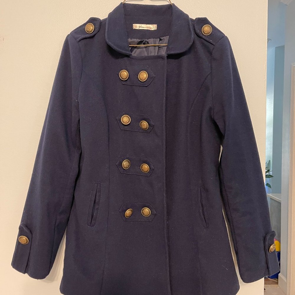 Beautiful - Navy Jacket for Autumn and winter